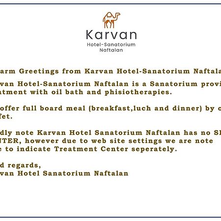 Karvan Hotel-Sanatorium นัฟตาลัน ภายนอก รูปภาพ